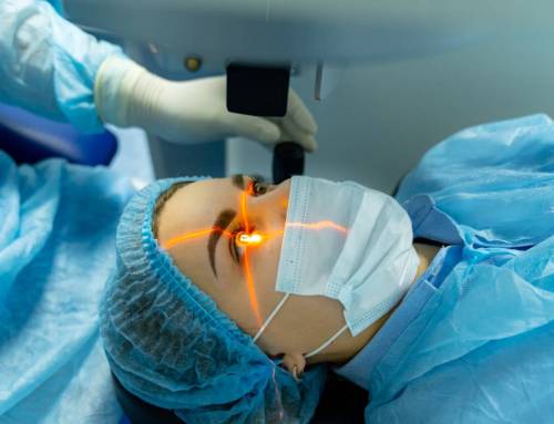 Laser eye surgery for myopia