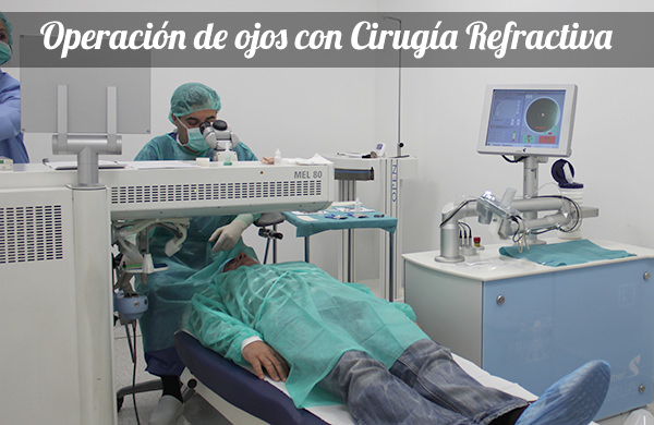 cirugía refractiva láser o lente intraocular