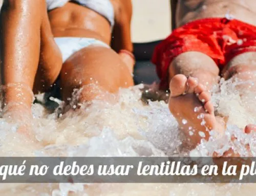 Por qué no debes usar lentillas en la playa