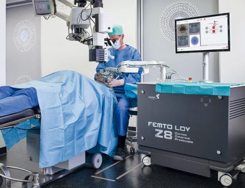 Cataract operation with femtosecond laser