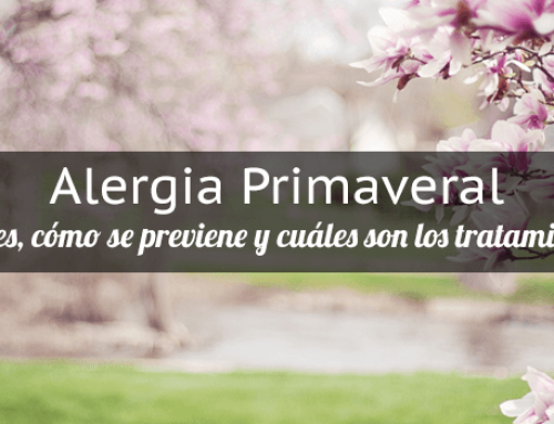 Alergia primaveral y picor de ojos