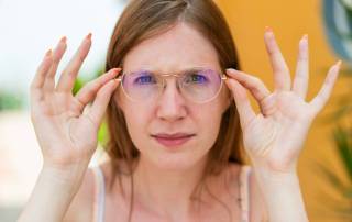 problemas de usar gafas