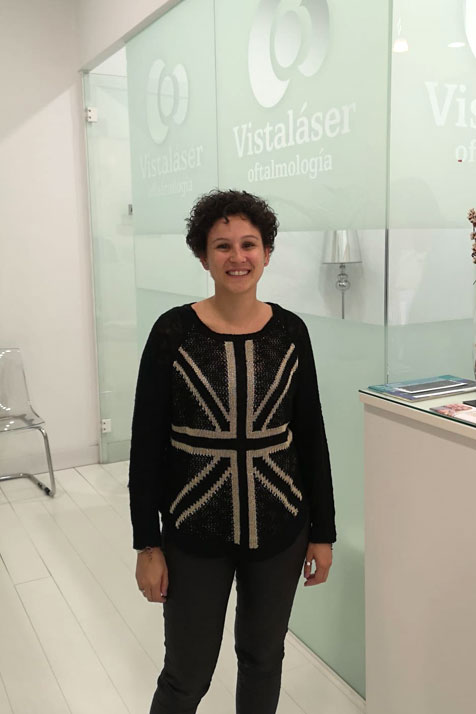 Opinión de Lidia, operada de miopía y astigmatismo en Granada
