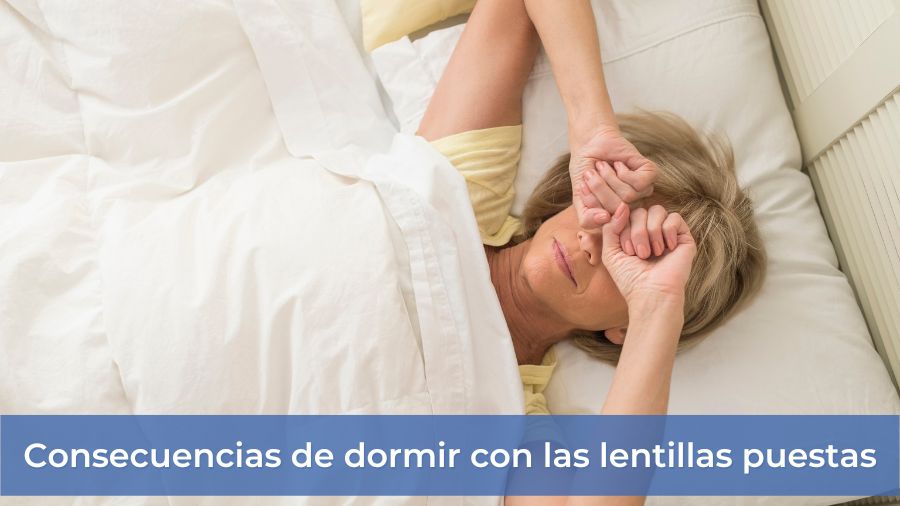 dormir con las lentillas es malo