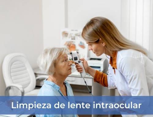 Limpieza de lente intraocular